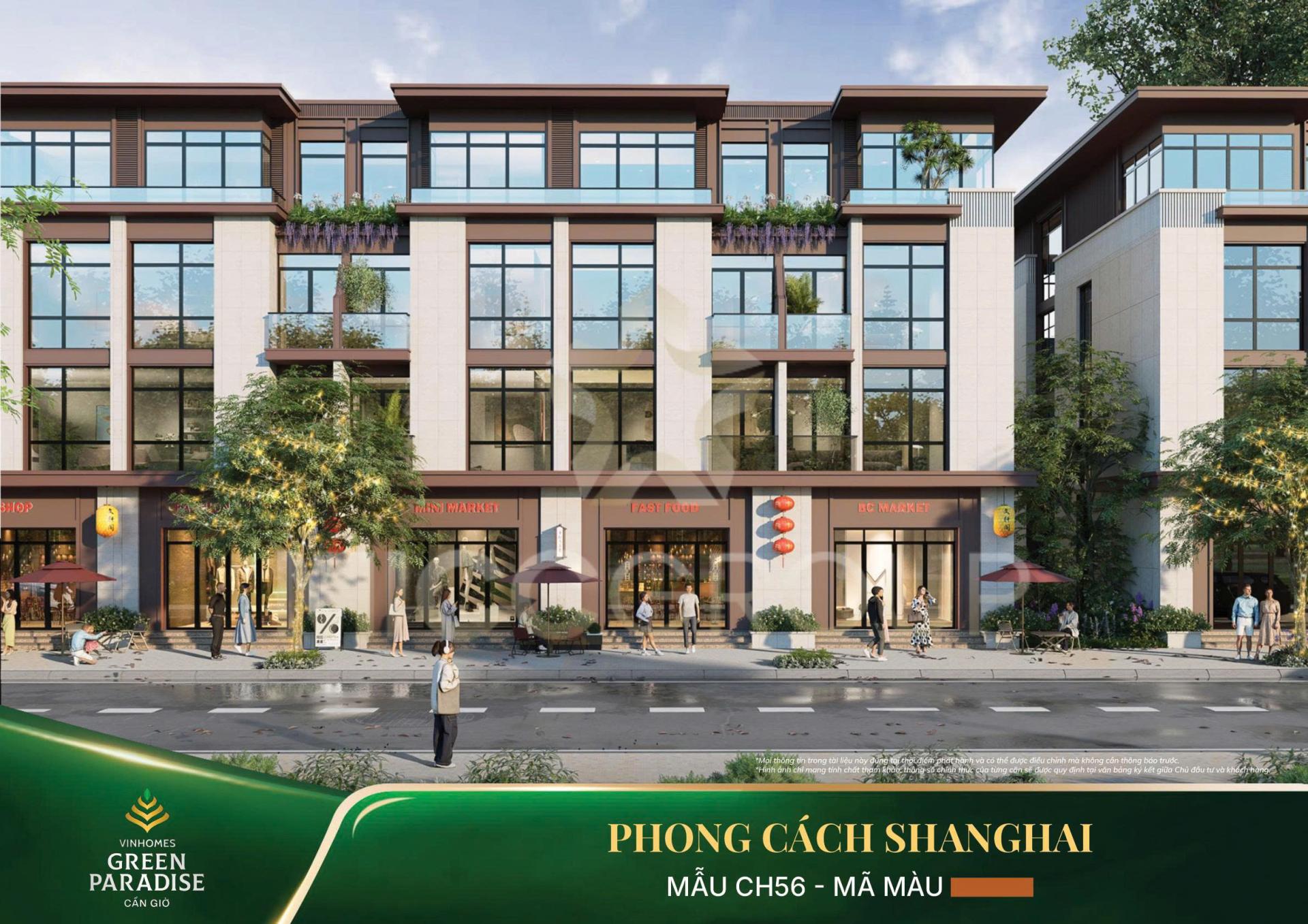 Một số mẫu nhà Vinhomes Green Paradaise Cần Giờ